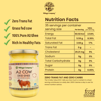A2 Gir Cow Bilona Ghee from Villages of Gujarat