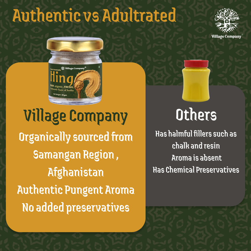 Hing Powder | 100% Raw, Non-GMO, Natural, Non-Irradiated & Unprocessed