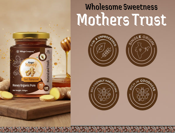 Ginger Blossom Raw Organic Honey