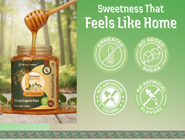 Wild Forest Blossom Raw Organic Honey
