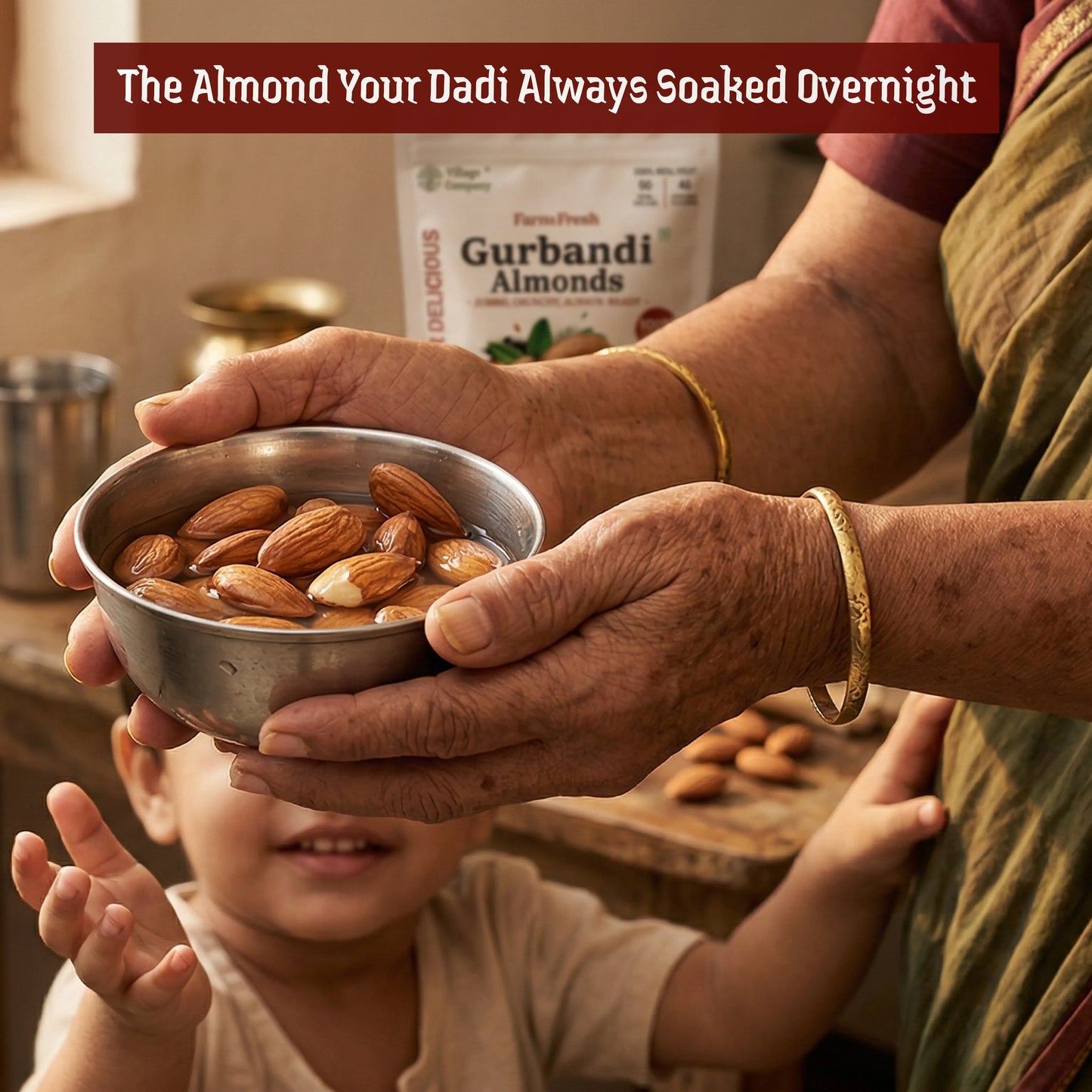 Village Company-Farm Fresh Gurbandi Almonds