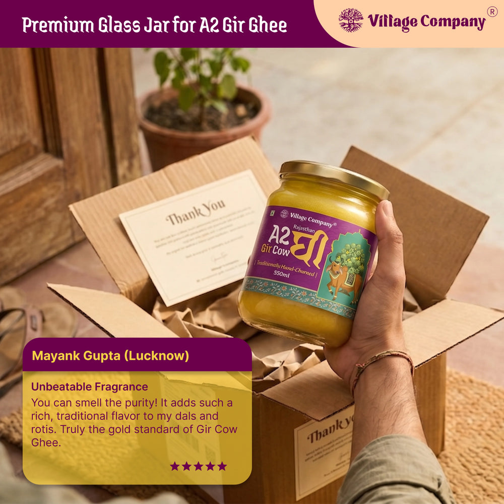 A2 Gir Cow Bilona Ghee from Villages of Rajasthan