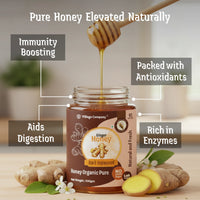 Ginger Blossom Raw Organic Honey