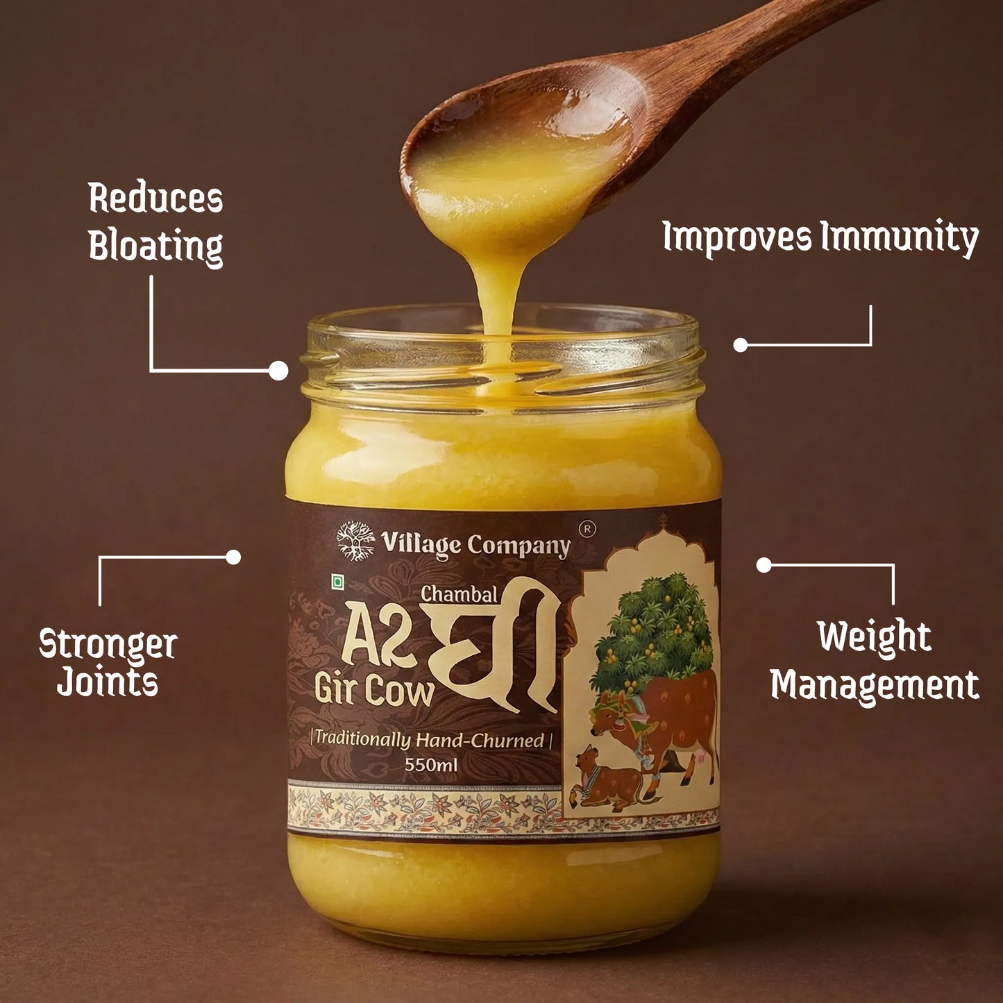 A2 Gir Cow Bilona Ghee from Villages of Chambal