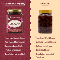 Village Company Desmark Rose Gulkand | Natural Rose Petal Preserve