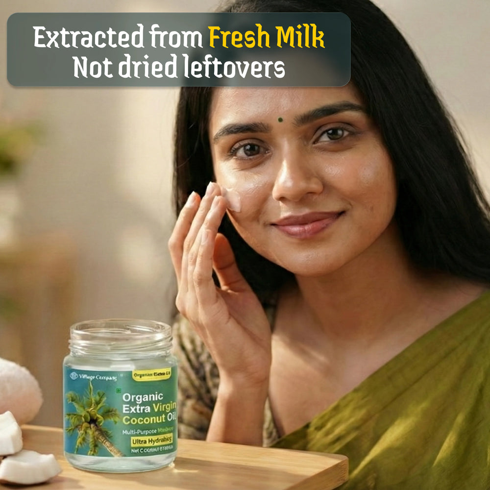 Extra Virgin Coconut Oil from Kerala | Glass Bottle