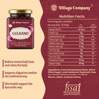 Village Company Desmark Rose Gulkand | Natural Rose Petal Preserve