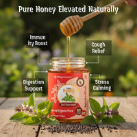 Tulsi Blossom Raw Organic Honey