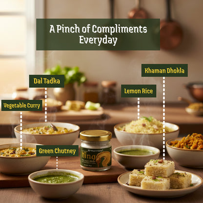 Hing Powder | 100% Raw, Non-GMO, Natural, Non-Irradiated & Unprocessed