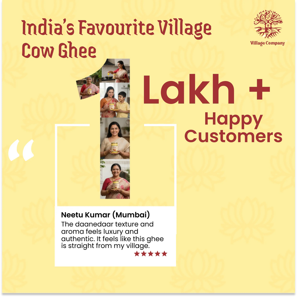 A2 Gir Cow Bilona Ghee from Villages of Gujarat