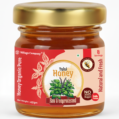 Tulsi Blossom Raw Organic Honey