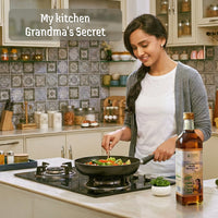 Unrefined Wood-Pressed Black Mustard Oil | Cold-Pressed | Glass Bottle | Highest Pungency | Nothing Added or Extracted |