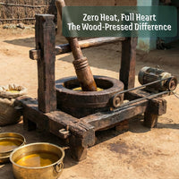 Unrefined Wood-Pressed Black Mustard Oil | Cold-Pressed | Glass Bottle | Highest Pungency | Nothing Added or Extracted |